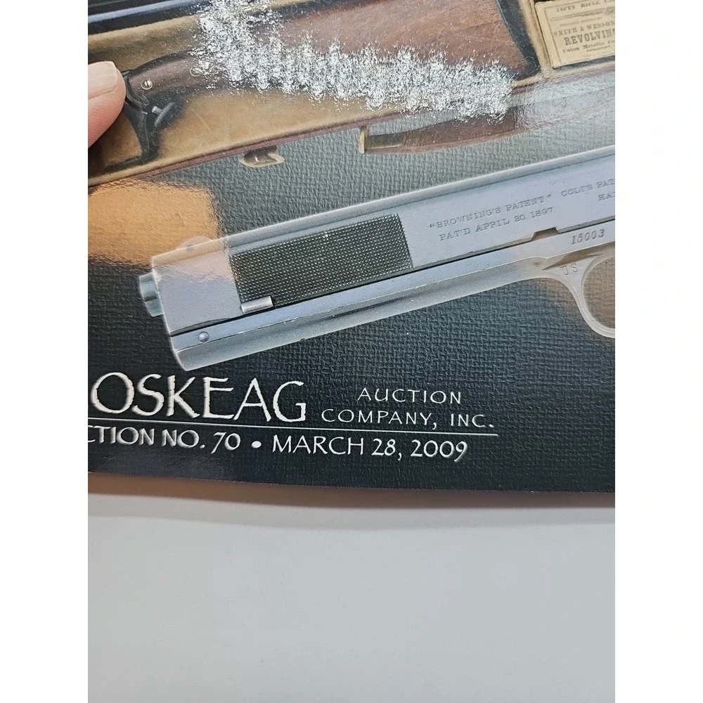 Amoskeag Firearms Auction Catalog Booklet March‎ 28 2009 Excellent
